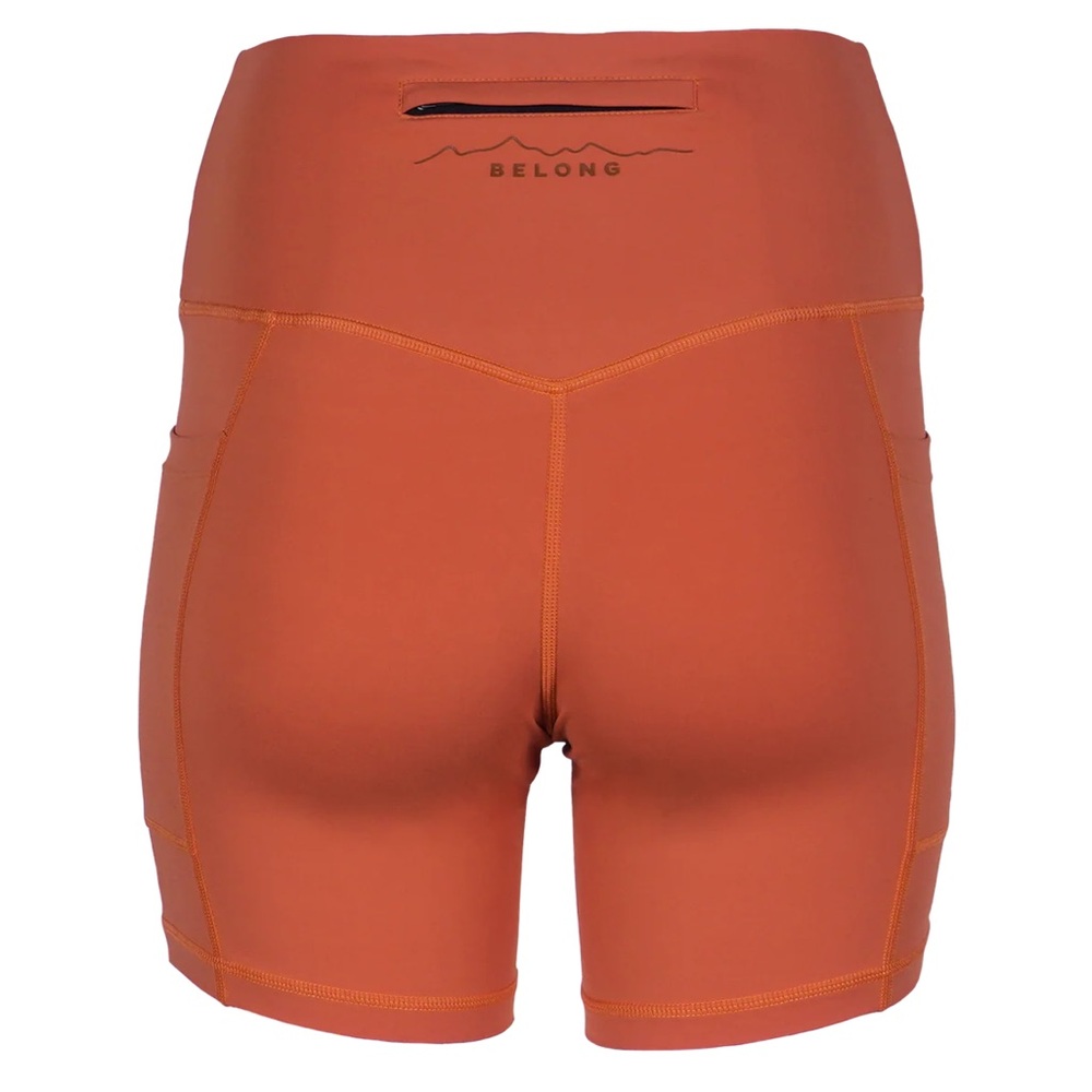 Women's High-Waisted Trailhead Shorts - Coral - Picture 10 of 10
